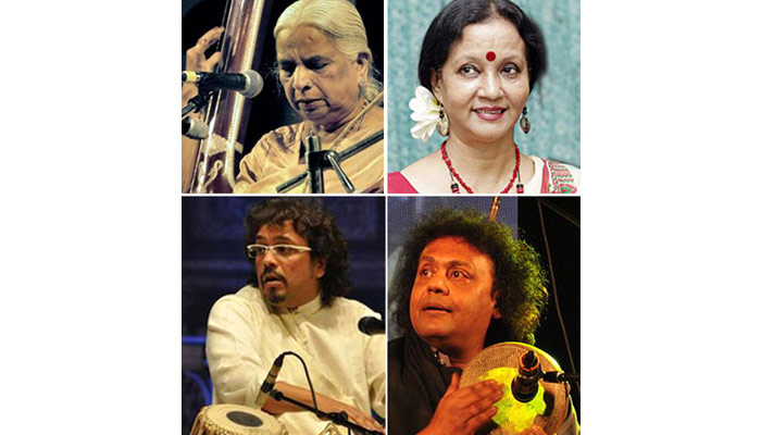 বেঙ্গল উচ্চাঙ্গসংগীত উৎসবের উদ্বোধনী দিনের শিল্পীরা