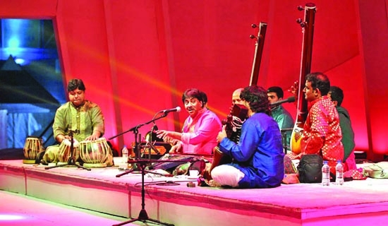 Third night's melodious classical melange at army stadium