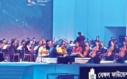 Subramanium, Kazakh orchestra captivate Dhaka audience