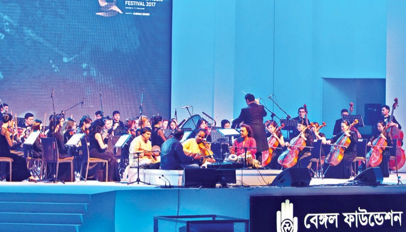 Subramanium, Kazakh orchestra captivate Dhaka audience
